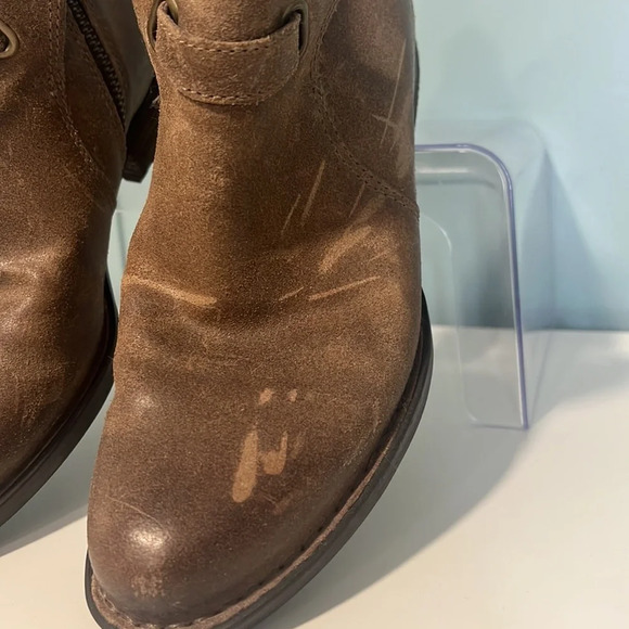 Born JEM Oiled Suede Booties Light Brown. Size 7. - Picture 10 of 15